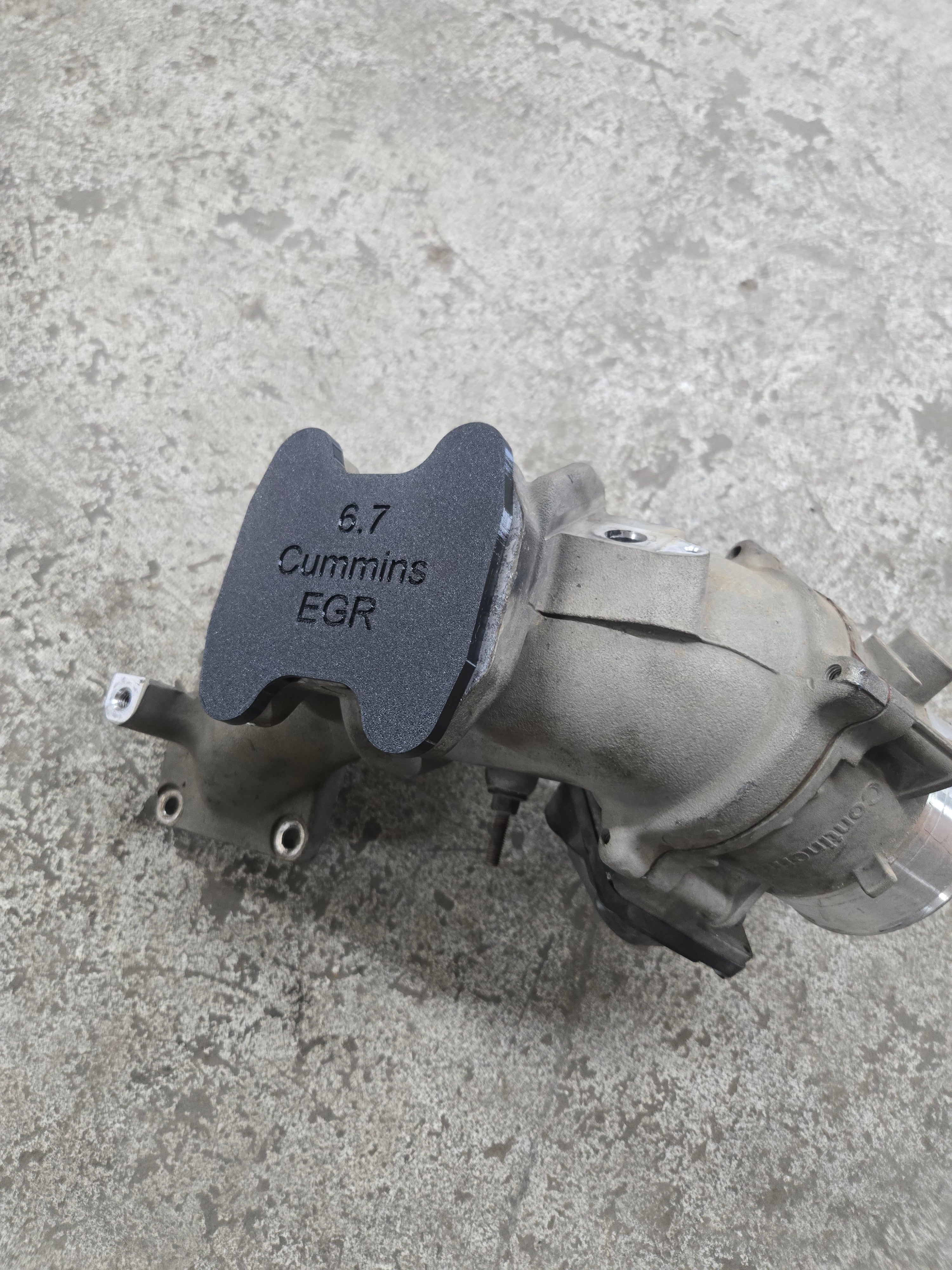 6.7 Cummins EGR Port Cover