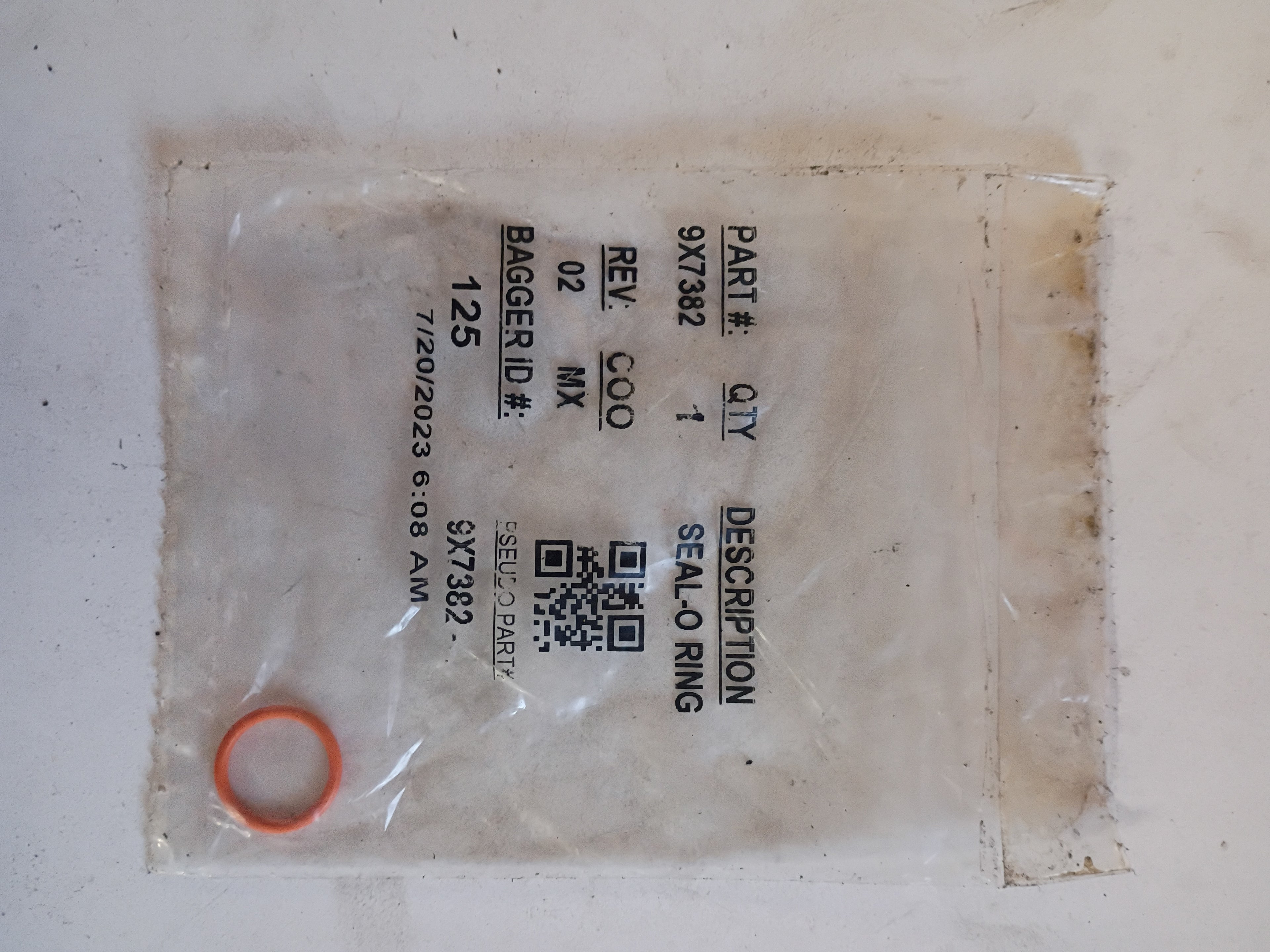 Caterpillar O-Ring Seal, New (9X7382)