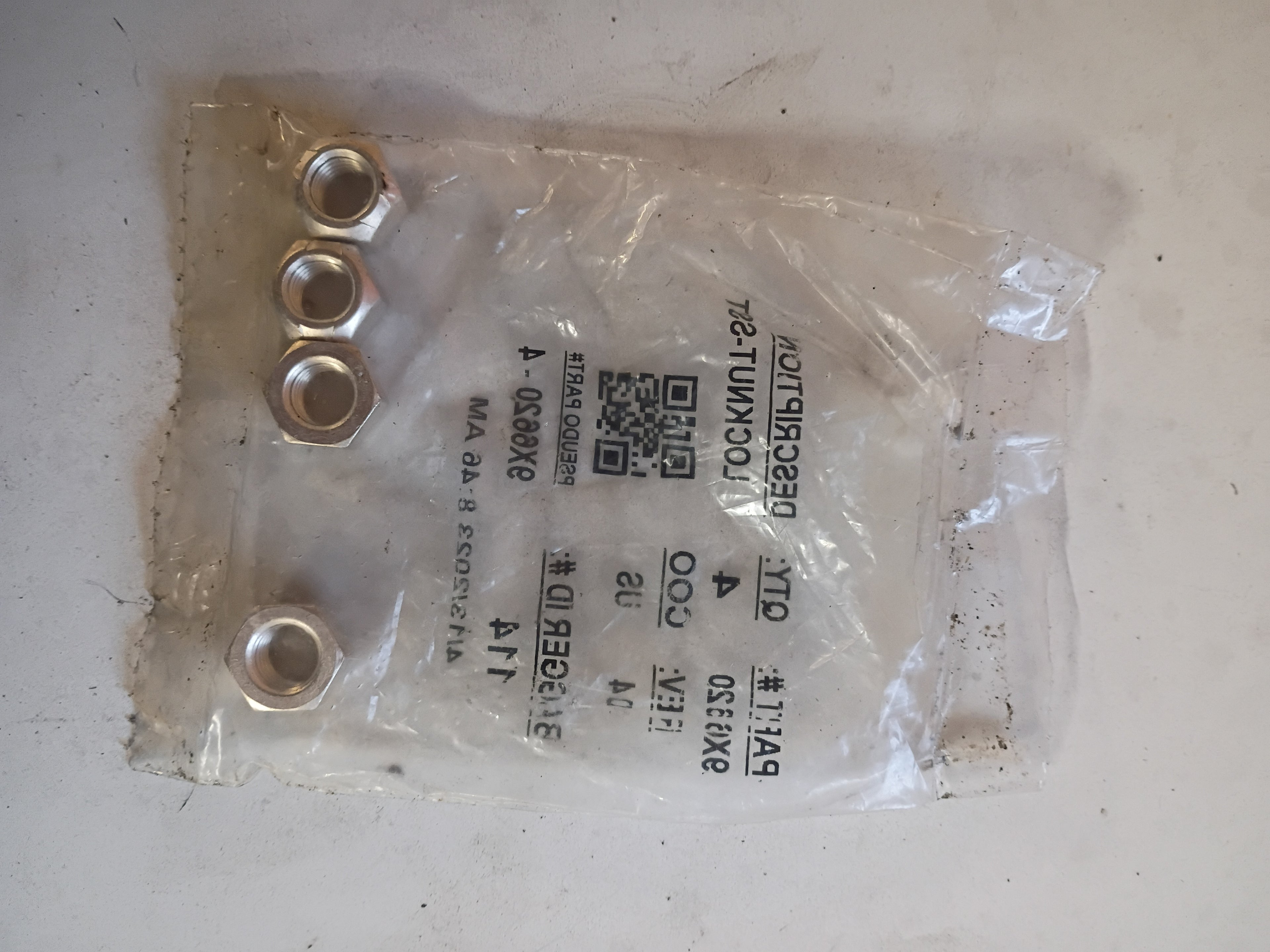 Caterpillar Lock Nut, New (9X6620-4)