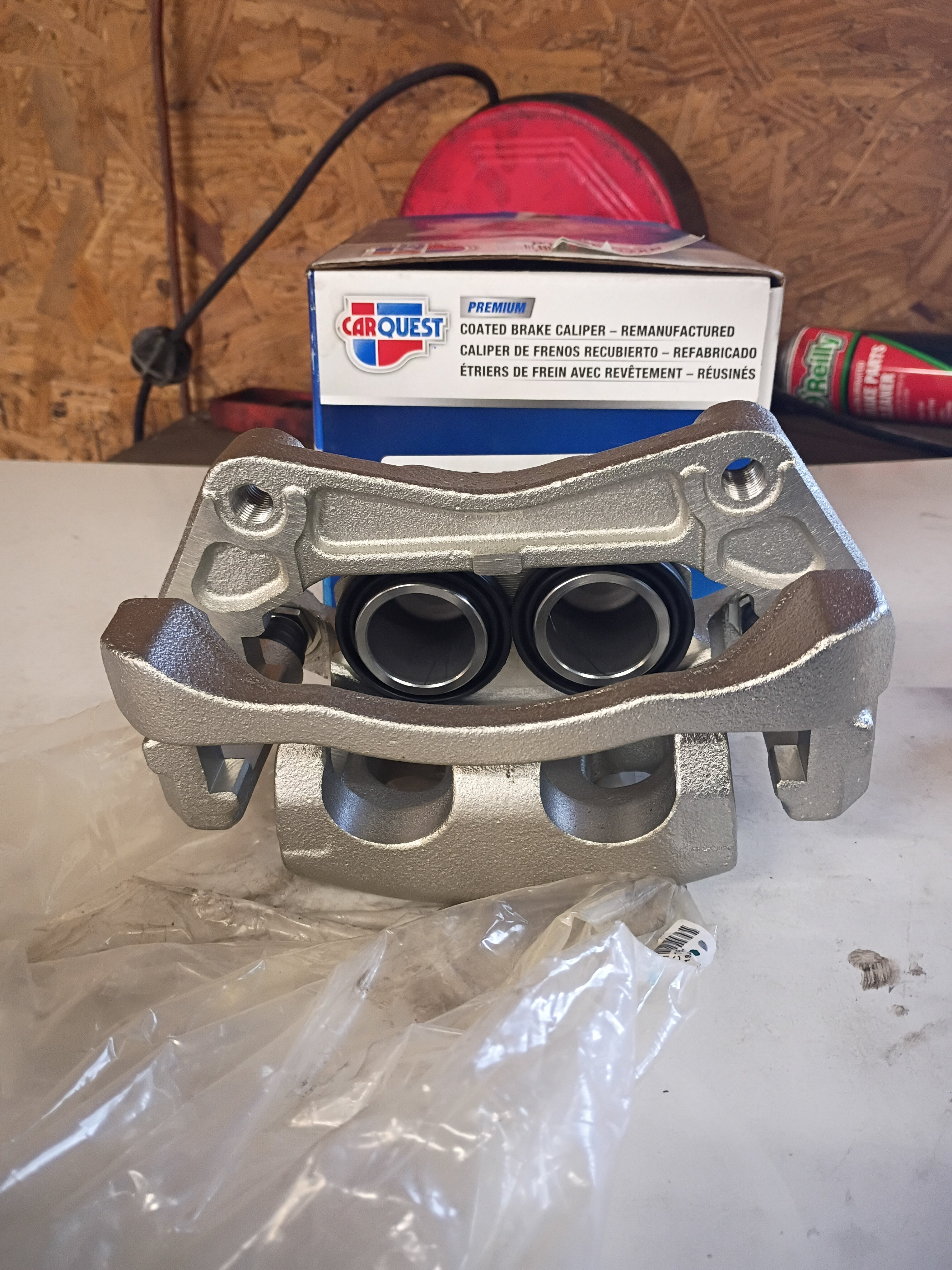 Carquest Premium Semi Loaded Disc Brake Caliper with Bracket 19-B7101