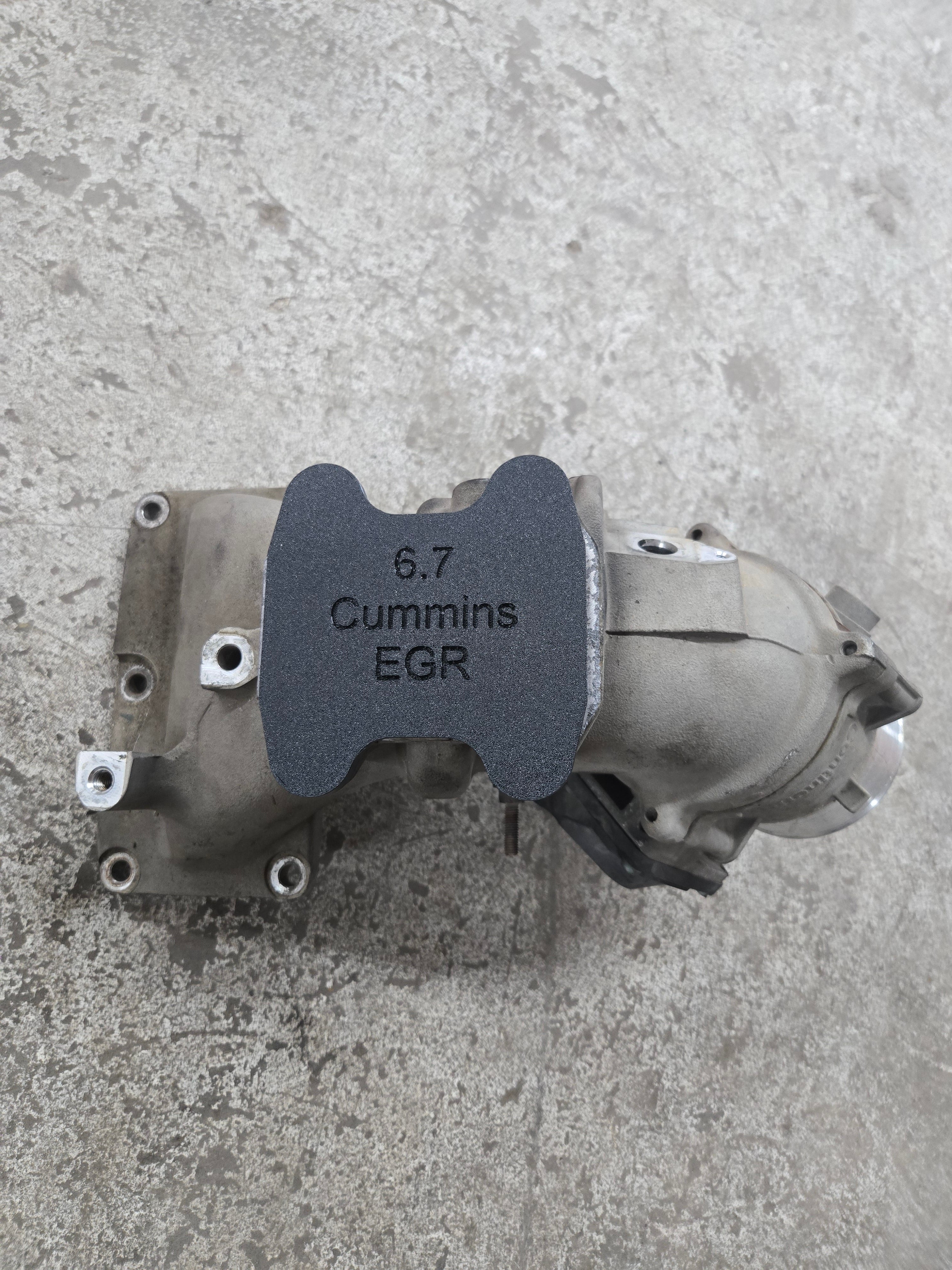 6.7 Cummins EGR Port Cover
